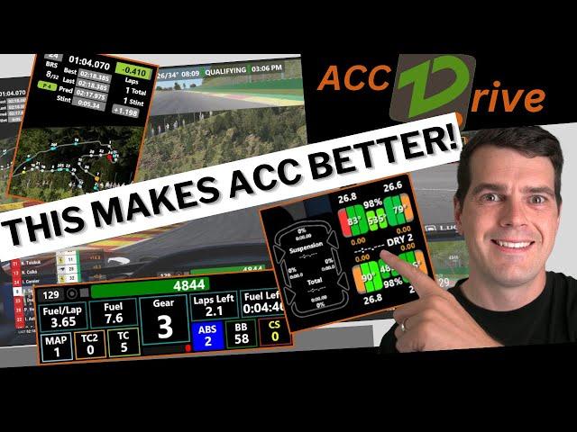 How I Use Overlays To Get Better Data in ACC!  l ACC DRIVE