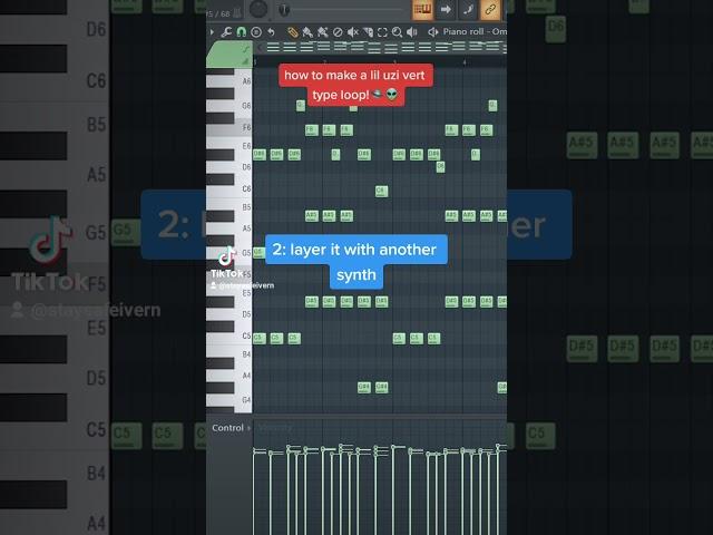 HOW TO MAKE A FIRE LIL UZI VERT TYPE LOOP #shorts