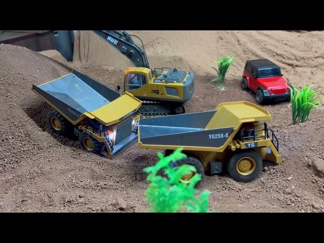 Rc construction excavators and trucks @RCTruckCraft @RCexperimental @Rctrukofficial