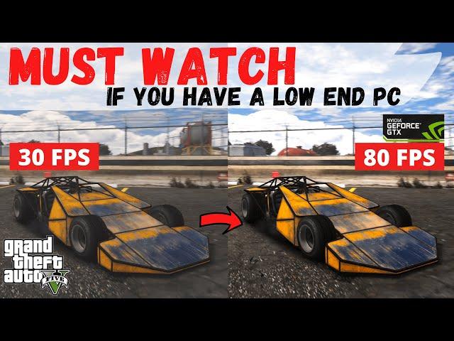 GTA 5 Best Low End PC Graphic Settings - Get better FPS and Performance.