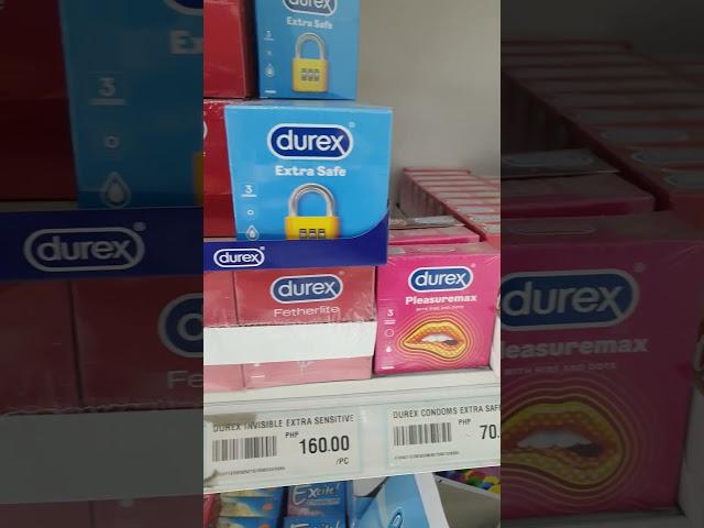  How much Durex condom - ayala mall metro pharmacy - it park Cebu Phillipines