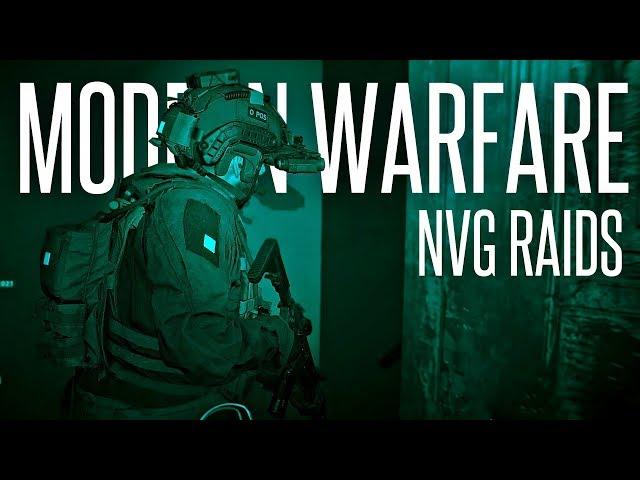 COD Modern Warfare's Night-Vision House Raid Missions (4K60FPS)