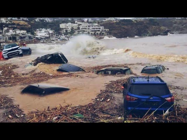 Disaster in Greece..!! Flood in Lemnos paralyze the entire island