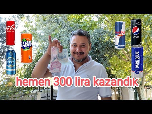 alüminyum toplayıp 300 lira kazandık. #ekgelir #hurdatoplama #doğa #scrap #degerlielementavcisi