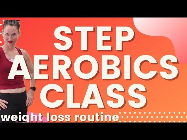 50 MINUTE WORKOUT | STEP AEROBICS  | 3 COMBINATIONS WITH CORE FOCUS | STEP CLASS |AFT