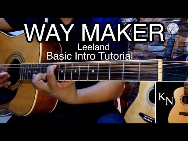 Way-Maker-Basic Intro Guitar Tutorial l KUYA NATHAN