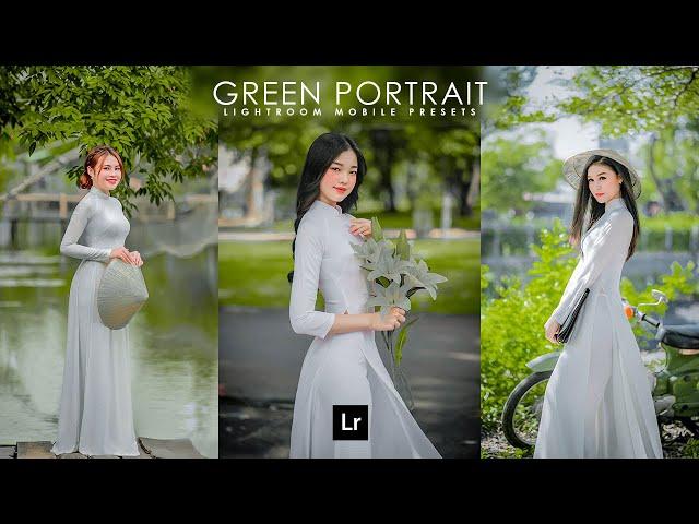 Green Portrait Preset│Lightroom Presets DNG and XMP Free Download │ Free Presets