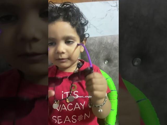 A for apple #cutebaby #aforapple #alphabet