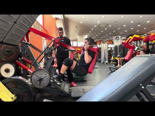 Davide Salvatore - Super Pendulum Squat Panatta Machine - I Top Set - 40kg / a lato