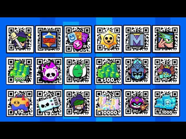 ALL! GEMS & MEGABOXES GIFTS QR CODES  | BRAWL STARS QR CODES 2024  | BRAWL STARS NEW UPDATE