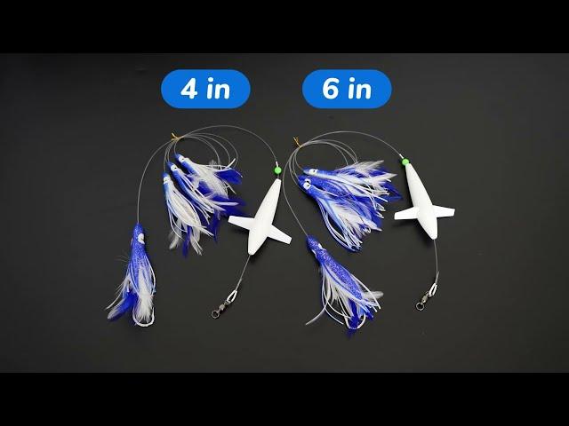 BLUEWING Tuna Feather Daisy Chain#bluewing #fishingequipment #biggamefishing #tunafishing