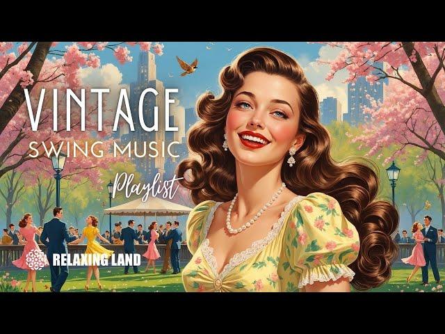 Happy Springtime Swing | 1940s Big Band Jazz & Vintage Cheer ️