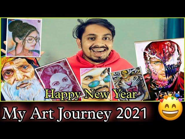 My Art Journey 2021  Drawing | All Drawing Tour Art challenge #Drawing #Artwork #Art