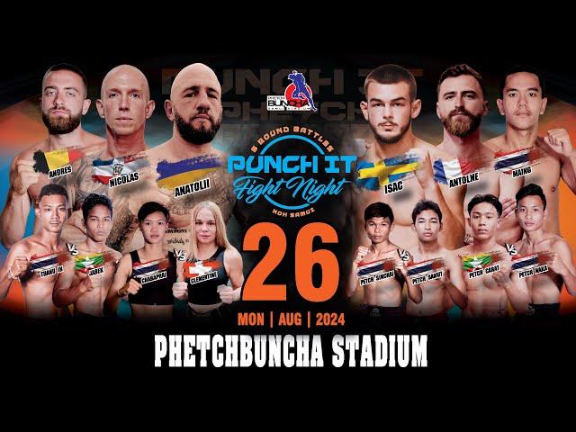 Punch it Fight Night #26 at Phetchbuncha Samui Stadium made in Thailand