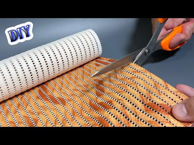 ПРОСТО НЕТ СЛОВОФИГЕННАЯ КРАСОТИЩА!!!ПЕРЕДЕЛКА ИЗ КОВРИКА ПВХDIY Creative ideas