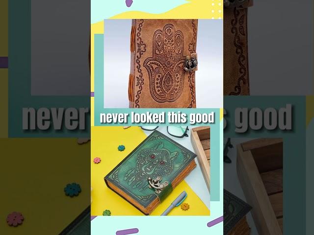 Leather Diary Classic Timeless gift  #diary #leathercraft #giftideas #giftcard