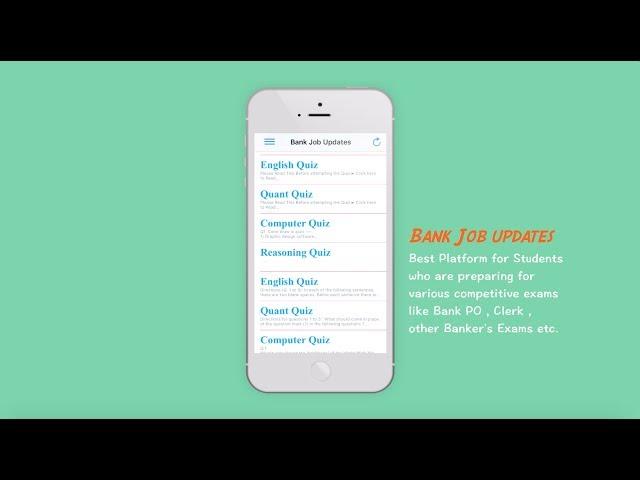 Bank Job Updates APP - Demo Video