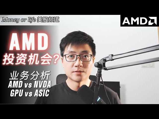 AMD被低估，是否有投资价值？| AMD vs NVDA 业务对比 | 通用芯片 vs 定制芯片对比 | CPU GPU ASIC FPGA | AI加速计算 | 人工智能 | Lisa Su