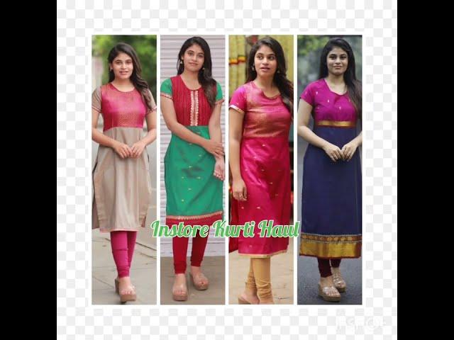 Instore Kurti Haul - | Beautiful Kurtis | The Dress Show