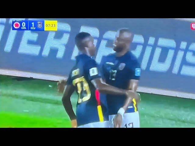 Colombia vs Ecuador (0-1), gol de Enner Valencia | Goles/Resultados y Resumen ampliados