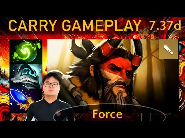  7.37d Force Beastmaster |K+A-D - 37 KP - 80%| Carry Gameplay - Dota 2 Top MMR