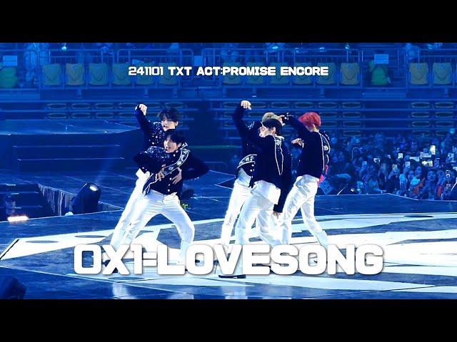 241101 ACT:PROMISE ENCORE DAY 1 첫콘 | TXT 투모로우바이투게더 0X1=LOVESONG 영원럽 직캠 FANCAM