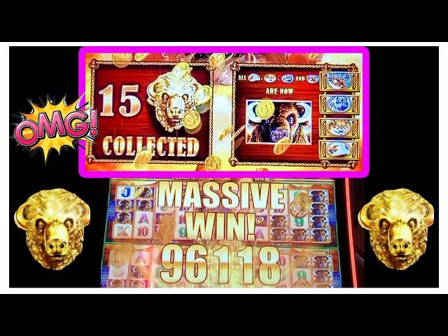 15 GOLD BUFFALO - MASSIVE HANDPAY JACKPOT - 3750X BET - SUPER FREE GAMES - BELLAGIO LAS VEGAS