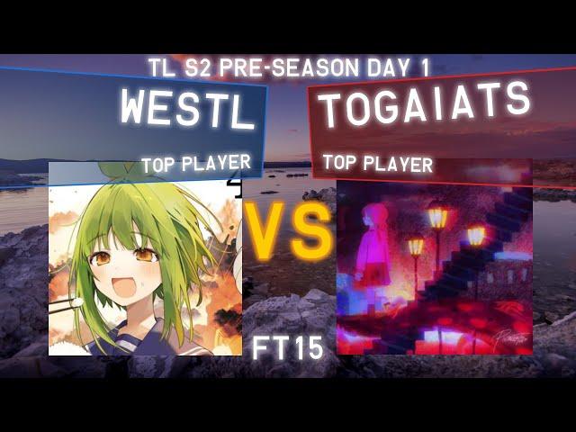 TETR.IO - Westl (Top Player) vs. Togaiats (Top Player) - TETR.IO High Level Replays