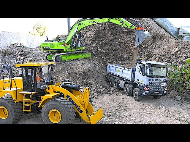 RC Construction Site RC Trucks Excavators Wheel Loader / Truck Meeting 17.08.2024 / MCK-RC-Halle