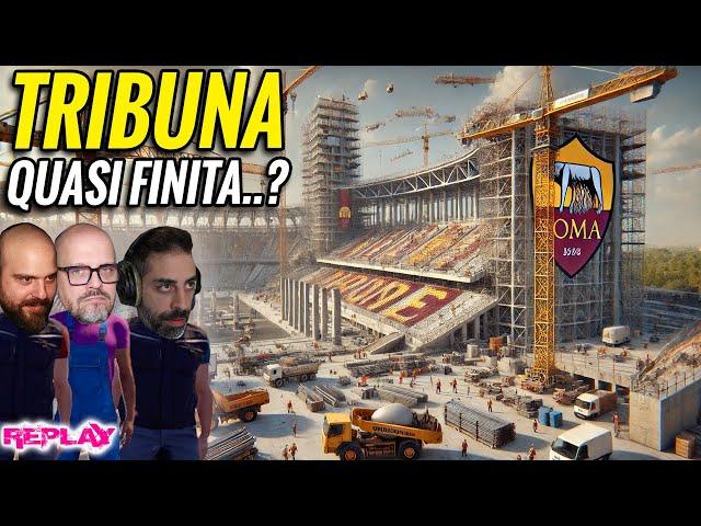 QUASI ULTIMATA LA TRIBUNA del NUOVO STADIO della ROMA