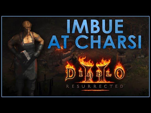 [GUIDE] WHAT TO IMBUE AT CHARSI - Diablo 2 Resurrected