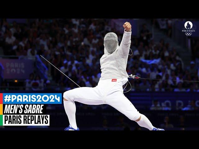 Oh Sang-uk takes men's sabre GOLD!  | Paris Replays