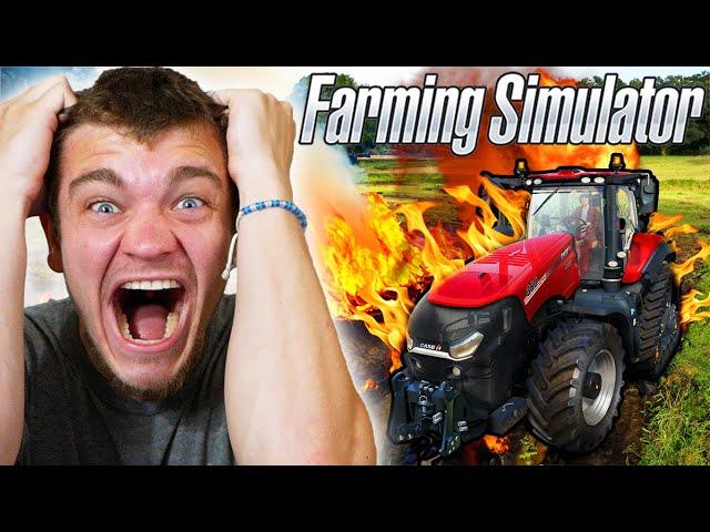 I"M A TERRIBLE FARMER! Farming Simulator