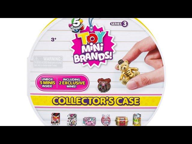 Let’s open the toy mini brands series 3 collectors case