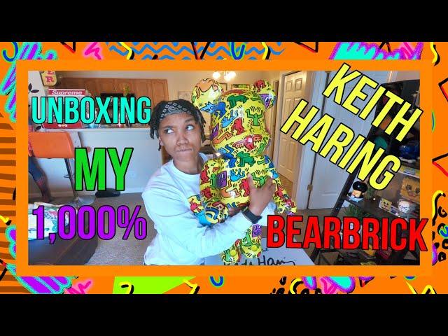 Unboxing 1000% Keith Haring Bearbrick #5 | Bearbrick 1000% Unboxing | Keith Hearing Bearbrick