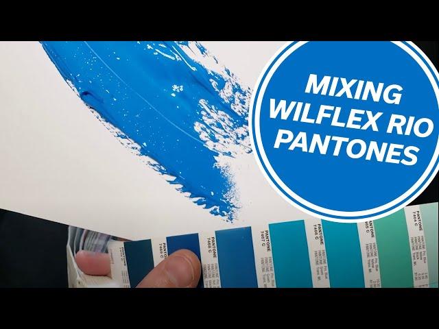 Wilflex Rio Pantone Mixing with GSG