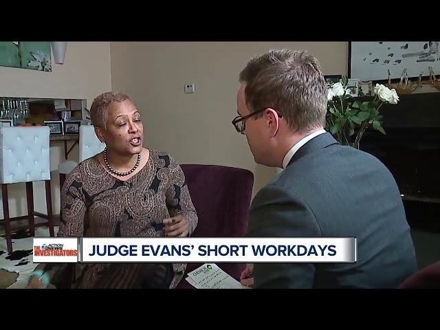 Judge Vonda Evans defends short work schedule inside Wayne County court