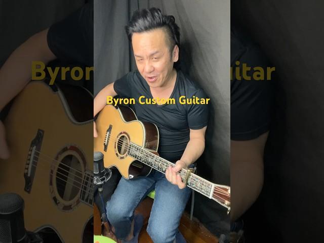 Playing ABCD in a Byron Custom Guitar