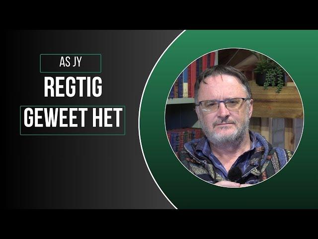 As jy regtig geweet het | Vita Dei 610