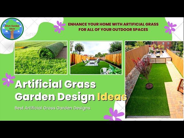 Install artificial grass in your garden | Brilliant ideas for an Ash artificial grass garden!