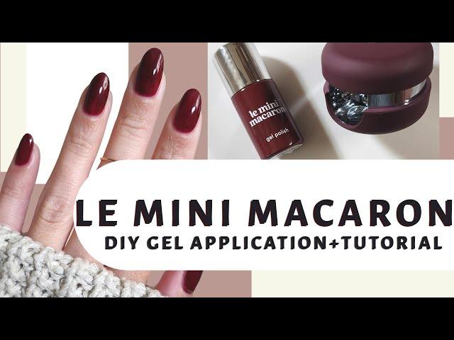 Le Mini Macaron | DIY Gel Nail Tutorial | Unboxing, Application, First Impression of Cassis