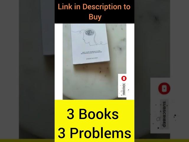 3 Books 3 Problems | Must Read Books | Life Changing Books | Books to change your Mindset   #shorts