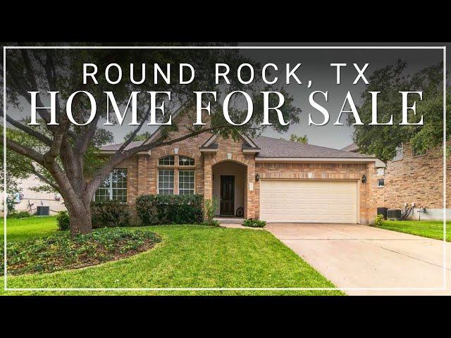 Upgraded Spacious 1 Story Round Rock Home for Sale | 4 Bedrooms, Solar Panels, New Roof, and HVAC