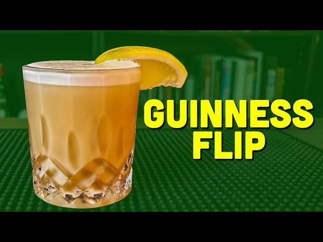 Drinks for St Patricks Day - The Guinness Flip Cocktail