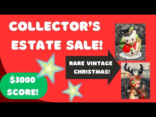 COLLECTOR'S ESTATE SALE - $3000 SCORE ON VINTAGE CHRISTMAS!