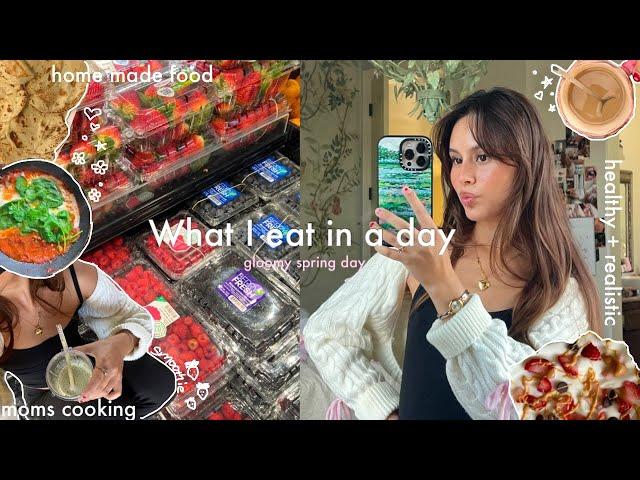 what i eat in a day  (kinda healthy + realistic) *homemade*