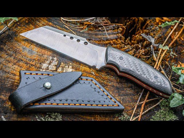 Sabertooth Carbon Knife - Knifemaking