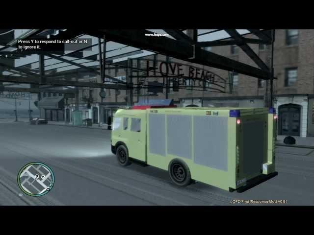 GTAIV-Norwegian Firetruck norsk brannbil (WIP)