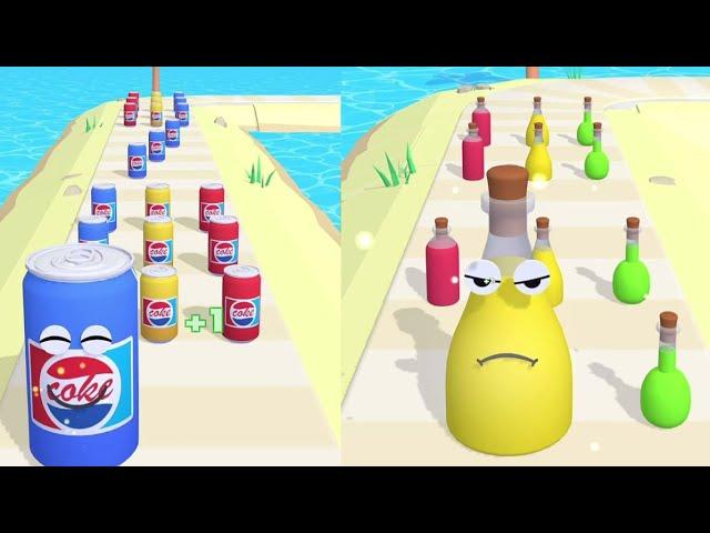 Satisfying Mobile Games JUICE RUN - Gameplay Walkthrough FOR IOS, Android