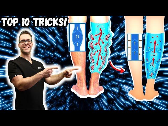 10 Ways To IMMEDIATELY BOOST Leg and Foot CIRCULATION!